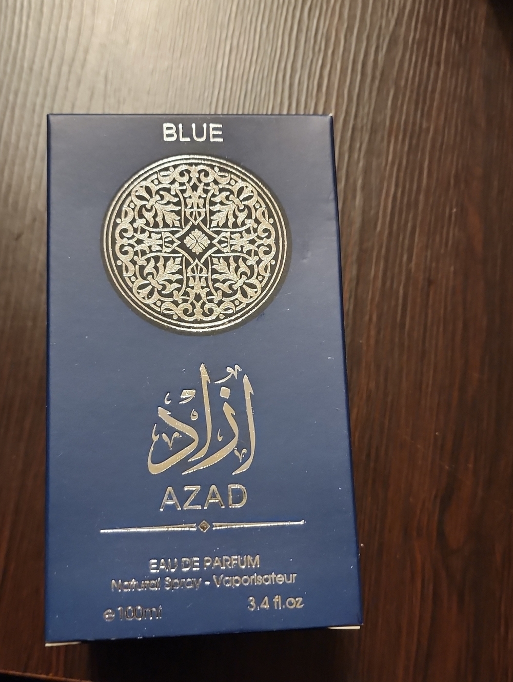 ZAD Blue Eau de Parfum - Deep Blue Bottle